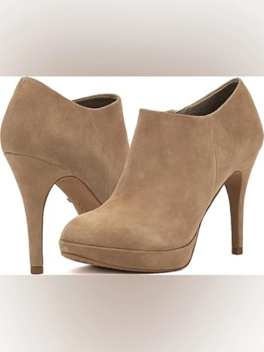 NWT Vince Camuto Elvin platform suede booties 7.5